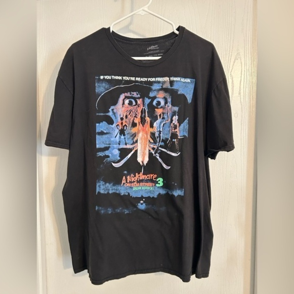 Nightmare on Elm Street Movie Poster graphic men’s tee size 2XL